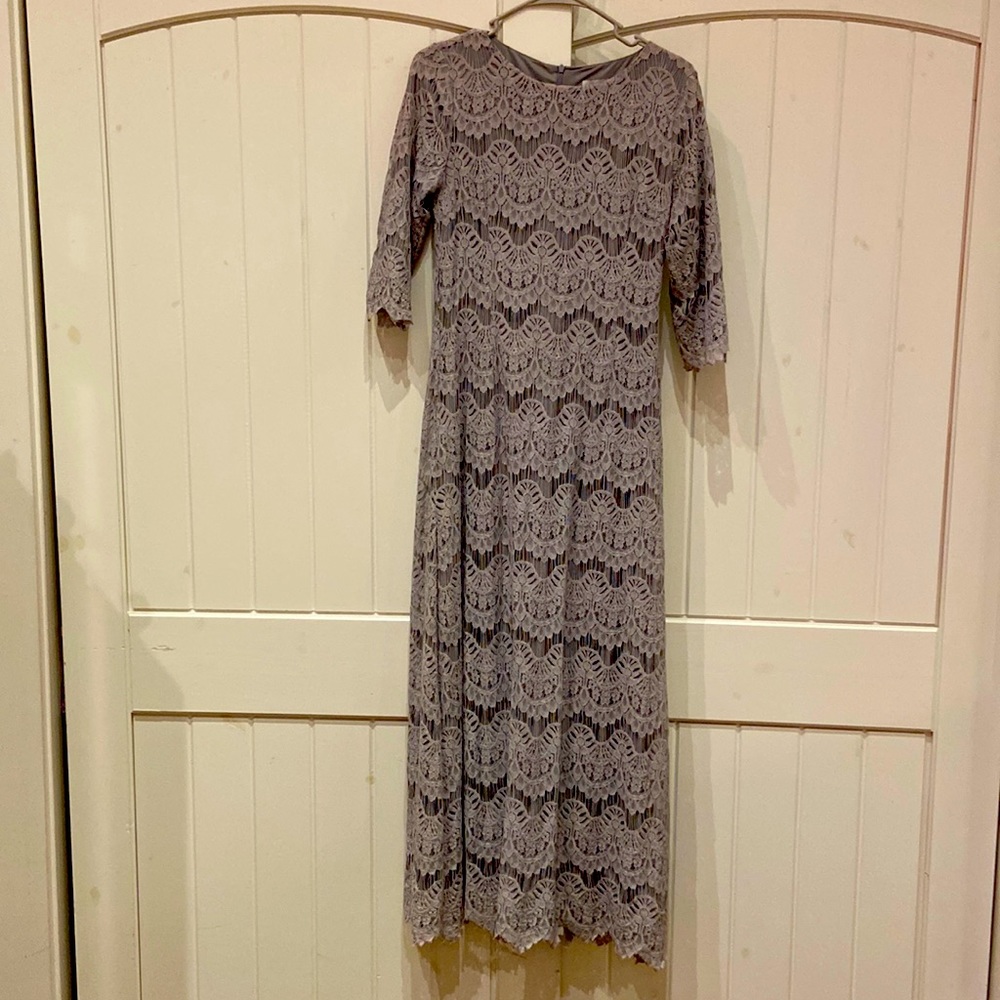 Dainty Jewells Gray Night in Paris Dress